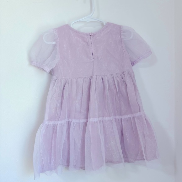 Toddler Girls Cat & Jack Purple Tulle Dress - Picture 2 of 6